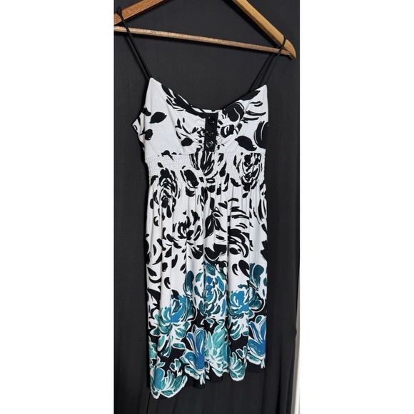 Sweet Storm Dresses & Skirts - Sweet storm Y2K‎  dress tropical L floral babydoll empire buttons